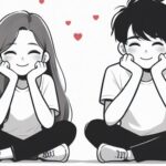 cartoon couple dp