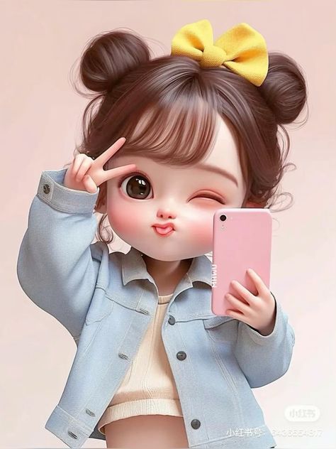 Cute Girl dp Cartoon