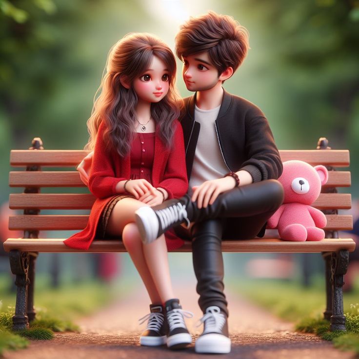 Cartoon Couple dp