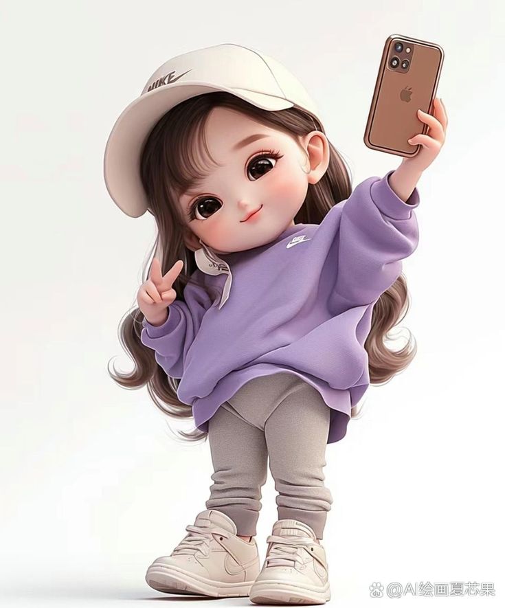 Cute Girl dp Cartoon