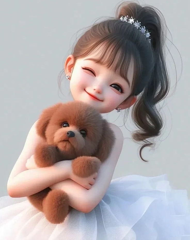 Cute Girl dp Cartoon