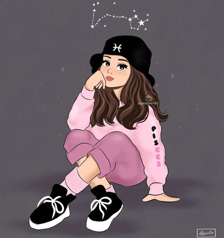 Cute Girl dp Cartoon