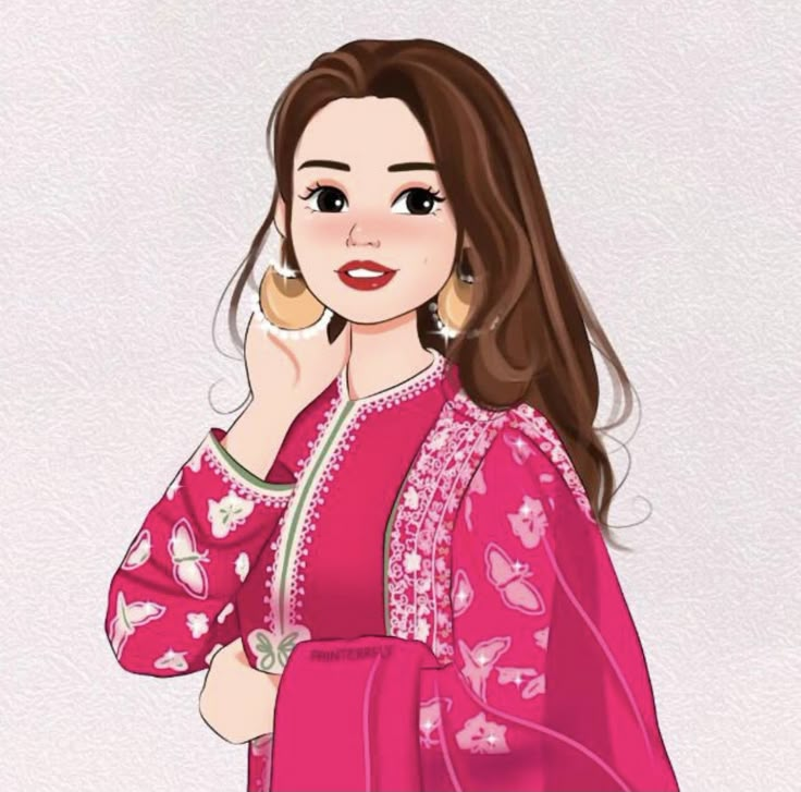 Cute Girl dp Cartoon