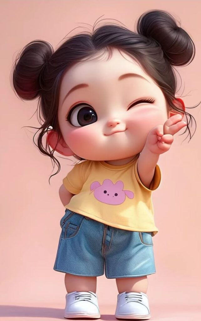 Cute Girl dp Cartoon