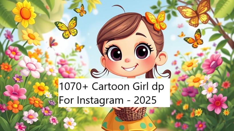 cartoon girl dp for instagram